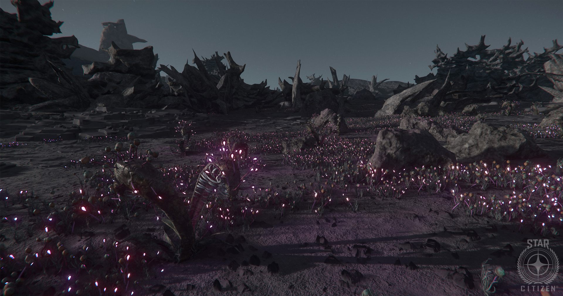 Star Citizen — планетный ландшафт системы Pyro на движке StarEngine